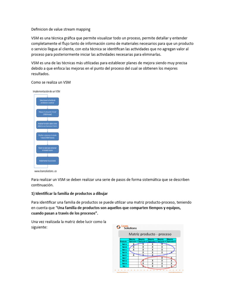 Guía Completa de Value Stream Mapping | PDF | Lean Manufacturing | Business