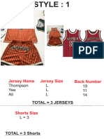 Order Sheet (Basketball)