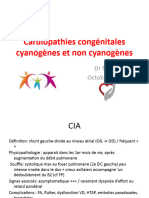 Cardiopathies congénitales cyanogènes et non cyanogènes