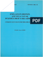 Izzet Aydin-Enflasyon Hizinin Ani Veya Yavas Dusurulmesi Yaklasimlari