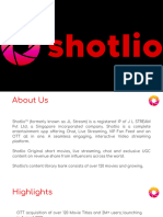 Shotlio - Corporate Deck - V3.0 10 07 2021