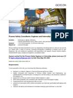 Process Safety Consultant Gexcon Indonesia