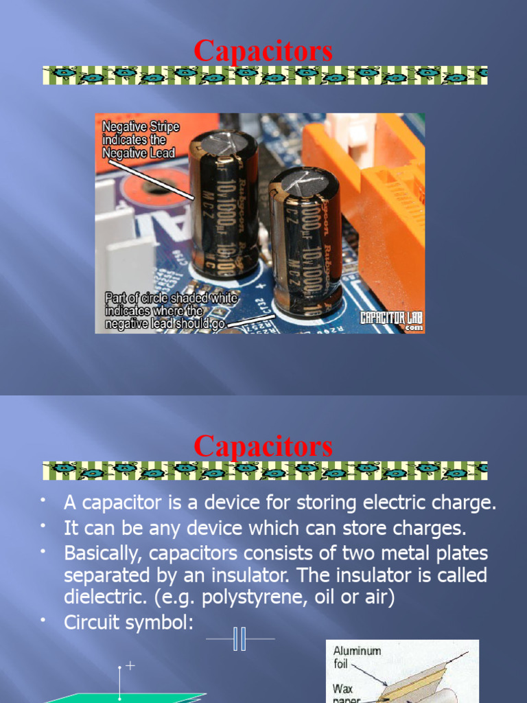 Understanding Capacitors and Dielectrics | PDF | Capacitor | Dielectric