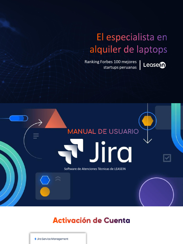 Manual de Usuario para JIRA en Leasein | PDF | Ciencias de la ...