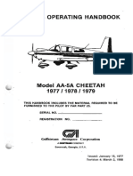 Grumman Cheetah AA-5A POH