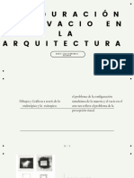 Cfiguración Del Vacio en LA Arquitectura: Maria José Hernández Guevara
