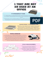 Items That ARE NOT Longer Used at An Office