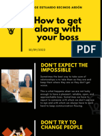 How To Get Along With Your Boss