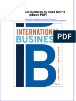 International Business by Shad Morris Ebook PDF