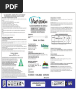 Ficha Tecnica Magister 200sc | PDF | Agua | Insecticida