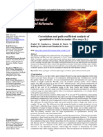 Correlation and Path coefficient analysis in quantitative traits in maize