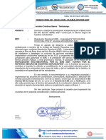 Oficio Multiple #22 Movilizacion Multisectorial Biae 2024 - Tantamayo