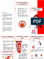 FOLLETO MANEJO DE EXTINTORES CEREZOS