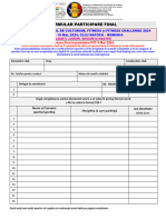 Formular Participare Final