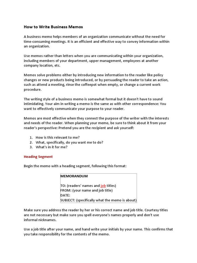 Supplementary Notes On Written Comm | PDF | Memorandum | Abstract (Summary)