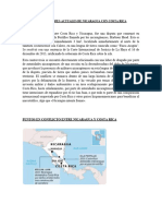 Problemas Limítrofes Actuales de Nicaragua Con Costa Rica