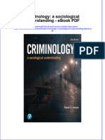 Dwnload full Criminology A Sociological Understanding Pdf pdf