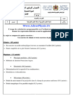 Examen PC Juillet 2014 2bac FR