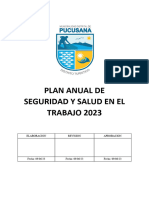 Plan SST - Municipalidad Distrital de Pucusana
