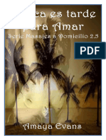 Amaya Evans - Serie Masajes a Domicilio 2.5 - Nunca es tarde para amar