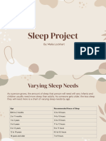 Sleep Project