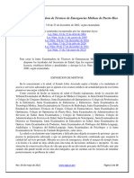 Ley de La Junta Examinadora de Técnicos de Emergencias Médicas de Puerto Rico