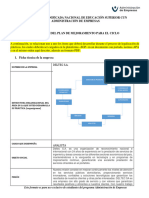 Guía Plan de mejora prácticas Nivel Técnico 1