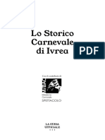 GUIDA UFFICIALE Lo Storico Carnevale Di Ivrea