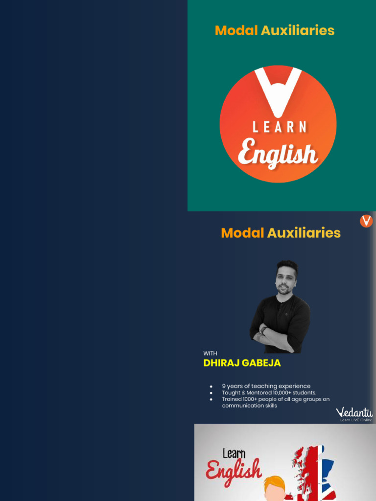 Modal Verbs Pdf Verb Linguistic Morphology