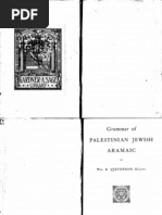 Download Palestinian Jewish Aramaic Grammar - Torah Jewish Israel by api-3699391 SN7240769 doc pdf