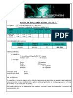 FICHA DE ESPECIFICACION TECNICA NODULAR FERRITICO - PERLITICO FM-501