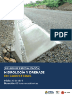 Brochure - Hidrología y Drenaje en Carreteras
