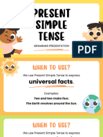 Present Simple Tense English Grammar Presentation in Orange White Cartoon S - 20240409 - 080233 - 0000