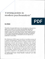 Turning Points in Modern Psychoanalysis