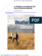 Download Exercises For Weather And Climate 9Th Edition Carbone Solutions Manual pdf docx