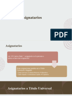 2. Asignaciones y Asignatarios (1)