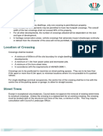 1-Vehicle Crossing Guidelines