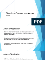 Tourism Correspondence S10