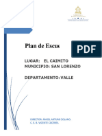 Plan de Escuela Para Padres 2024 Vicente Cáceres