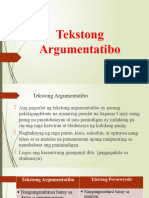 Tekstong Argumentatibo