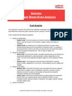 Cost+and+break+even+analysis+summary