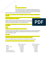 External Financing Debt Vs