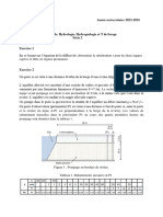 TD 2 Hydrogeologie 2023 2024