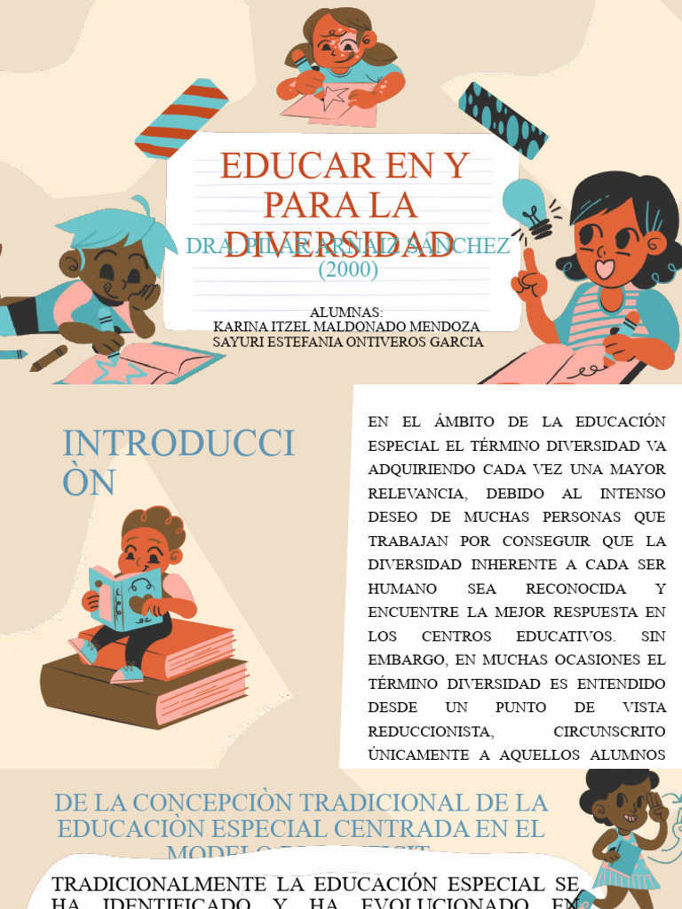 Educación Inclusiva y Diversidad Escolar | PDF | Aprendizaje | Salón de ...