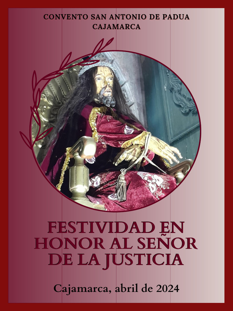 Programa Señor de La Justicia 2024 PDF