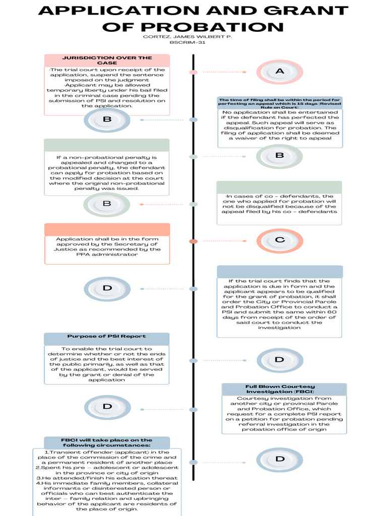 Probation FLOWCHART | PDF | Probation | Appeal