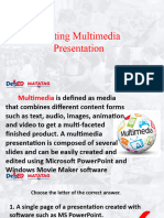 Creating Multimedia Presentation