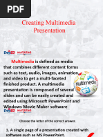 Creating Multimedia Presentation