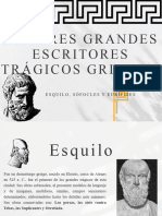 Los 3 Grandes Escritores Trágicos Griegos