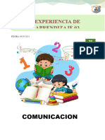 SESIÓN DE APRENDIZAJE COMUNICACION 04 MAYO